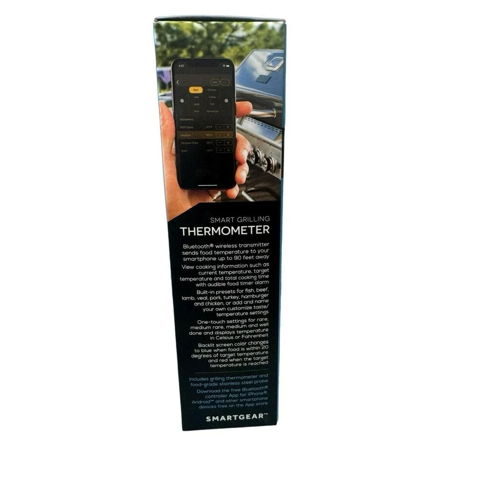 SmartGear Wireless Grilling Thermometer STG-6695-KB